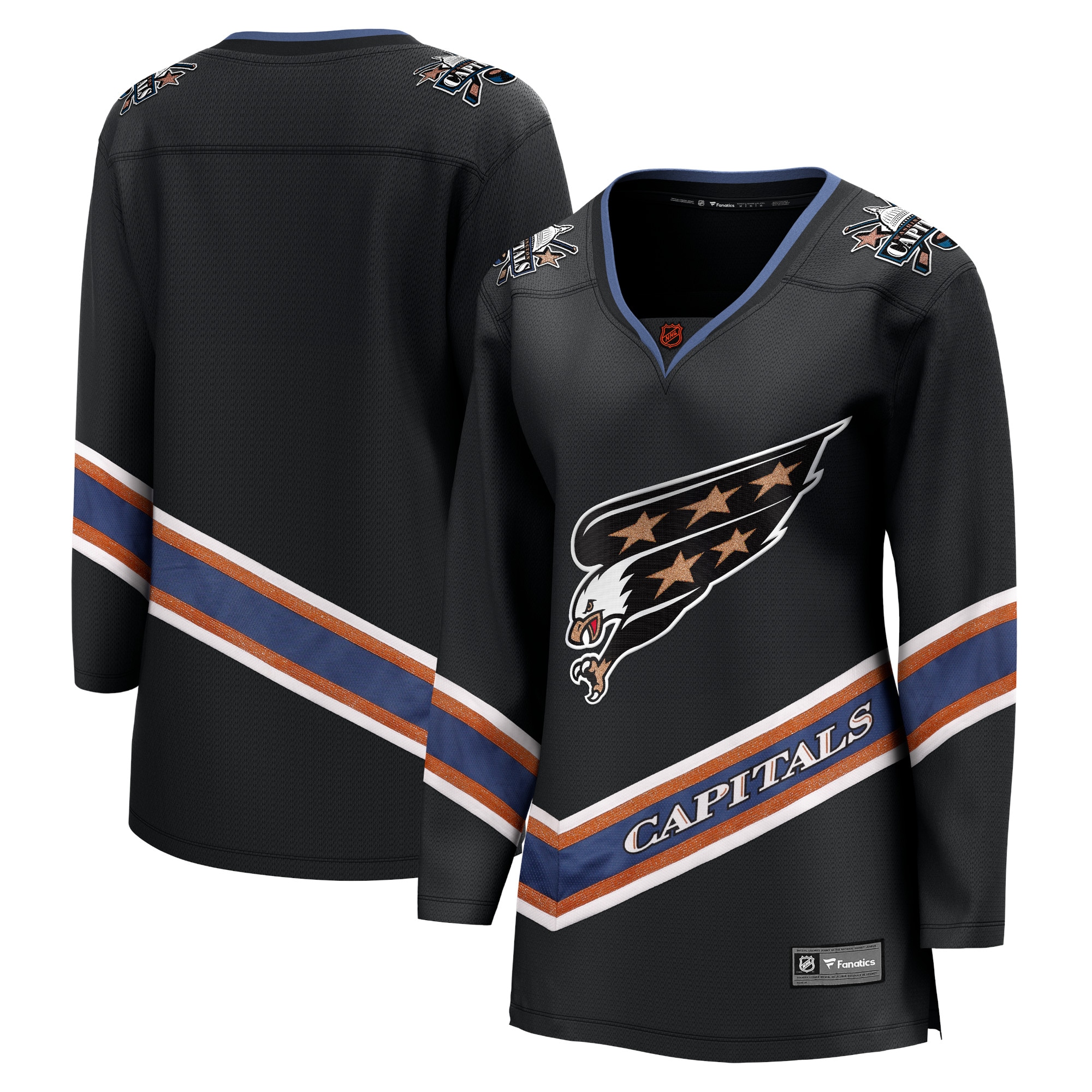 Fanatics Damen Trikot DER Washington Capitals IN Schwarz Sonderedition 20 Breakaway Unbedruckt 2025/26