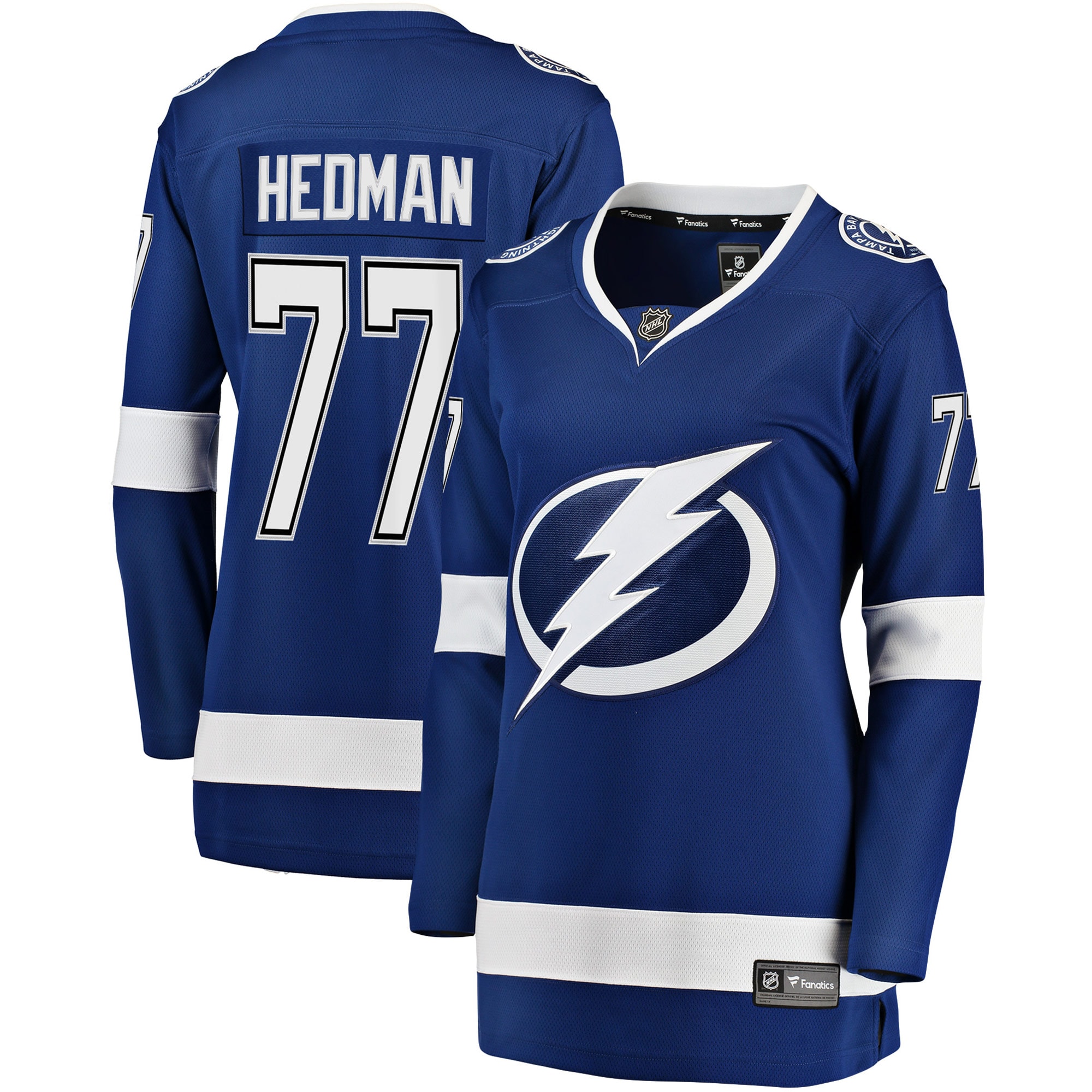 Blaues Tampa BAY Lightning Premier Breakaway Spielertrikot VON Victor Hedman Fanatics FÜR 2025/26
