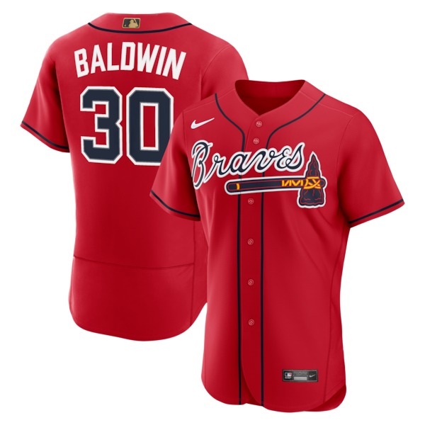 Nike Herren Drake Baldwin Rotes Atlanta Braves MLB Awards Authentic Jersey 2025/26
