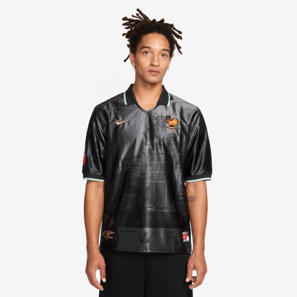 France National Team Nike DRI FIT Energy Lifestyle Jersey Black 2026